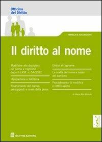 Il diritto al nome - M. Rita Mottola - copertina