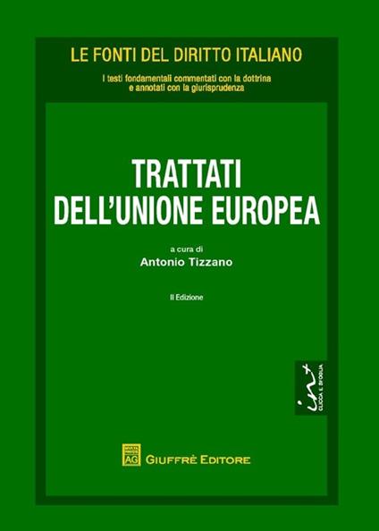 Trattati dell'Unione Europea - copertina