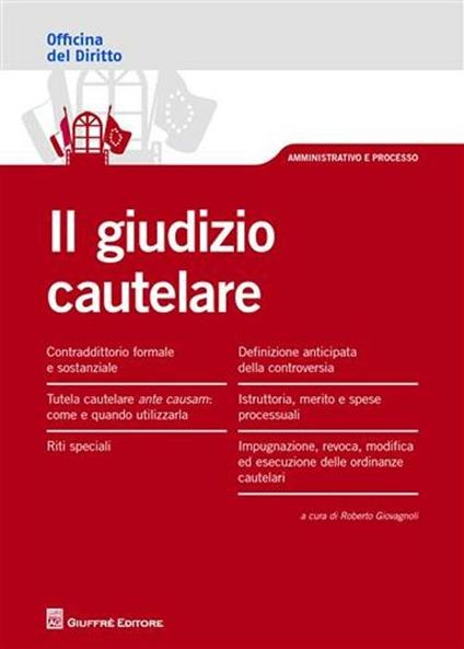 Il giudizio cautelare - copertina