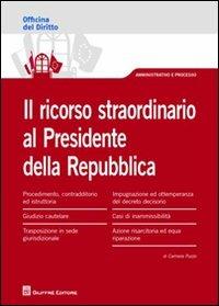 Il ricorso straordinario al presidente della Repubblica - Carmela Puzzo - copertina