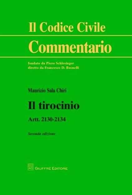 Il tirocinio. Artt. 2130-2134 - copertina