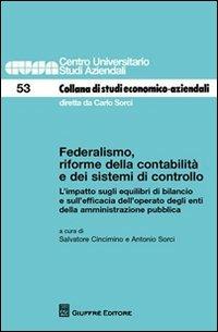 Federalismo, riforme della contabilità e dei sistemi di controllo - copertina