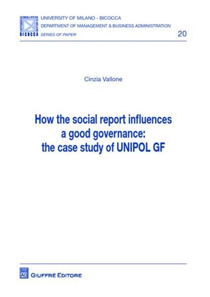 How the social report influences a good governance. The case study of UNIPOL GF - Cinzia Vallone - copertina