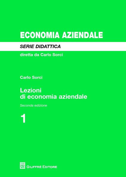 Lezioni di economia aziendale - Carlo Sorci - copertina