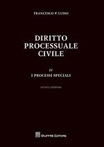 Diritto processuale civile. Vol. 4: processi speciali, I.