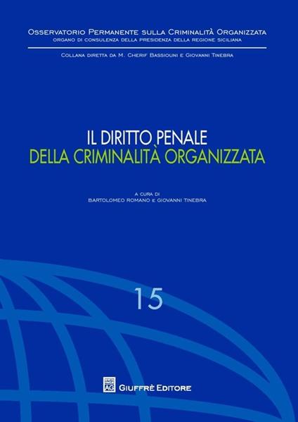 Il diritto penale della criminalità organizzata - copertina