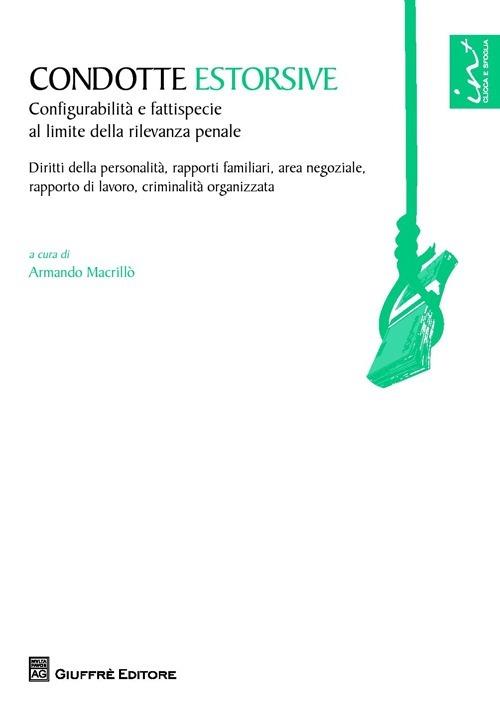 Condotte estorsive - copertina