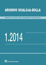 Archivio Scialoja-Bolla (2014). Vol. 1