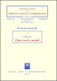 Il contratto in generale. Vol. 1: Fonti, teorie, metodi. - Piero Guido Alpa - copertina
