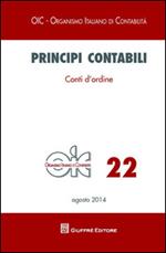 Principi contabili. Vol. 22: Conti d'ordine