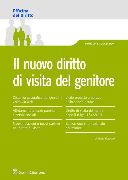 Il nuovo diritto di visita del genitore - Marta Rovacchi - copertina