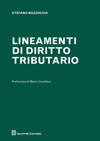 Lineamenti di diritto tributario - Stefano Mazzocchi - copertina