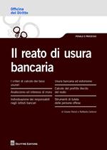 Il reato di usura bancaria