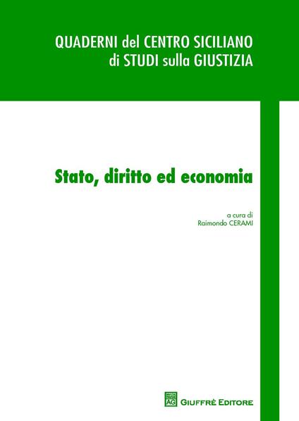 Stato, diritto ed economia - copertina