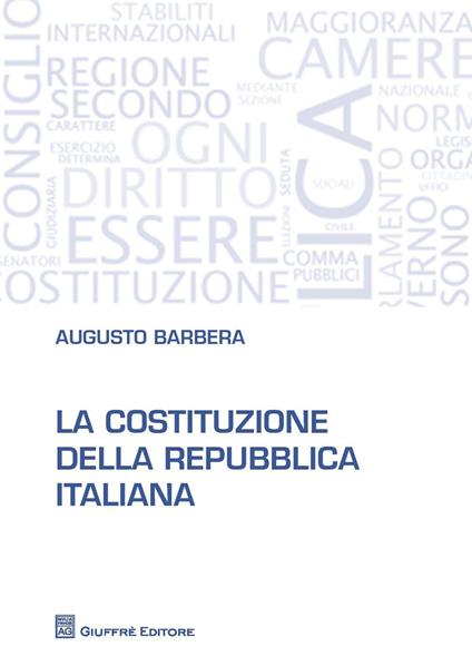 La Costituzione della Repubblica italiana - Augusto Barbera - copertina