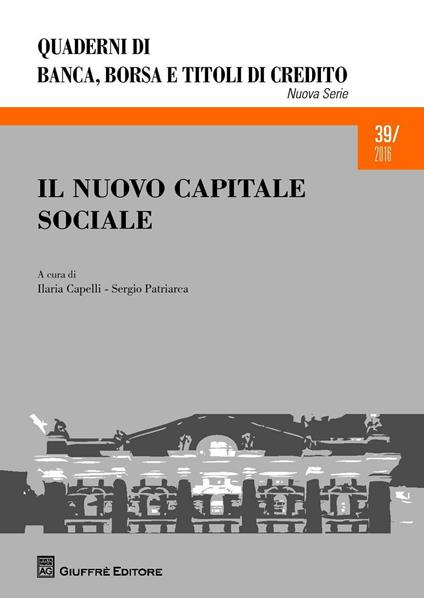 Il nuovo capitale sociale - copertina