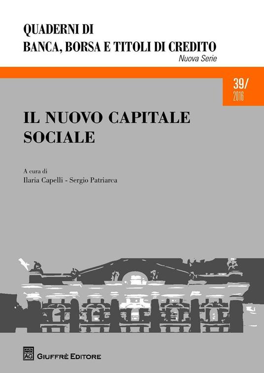 Il nuovo capitale sociale - copertina