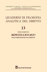 Repetita iuvant? Sulle ridondanze del diritto