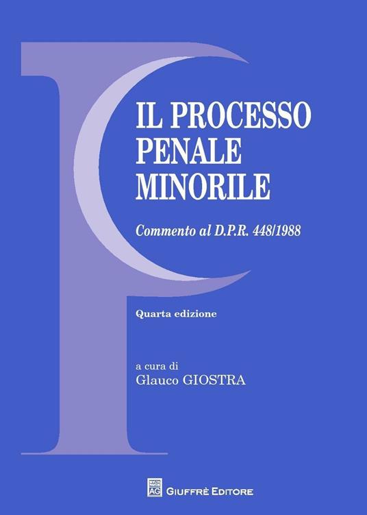 Il processo penale minorile - copertina