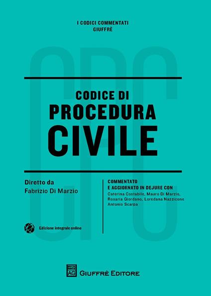Codice civile e di procedura civile. Con aggiornamento online - copertina