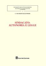 Sindacato: autonomia e legge