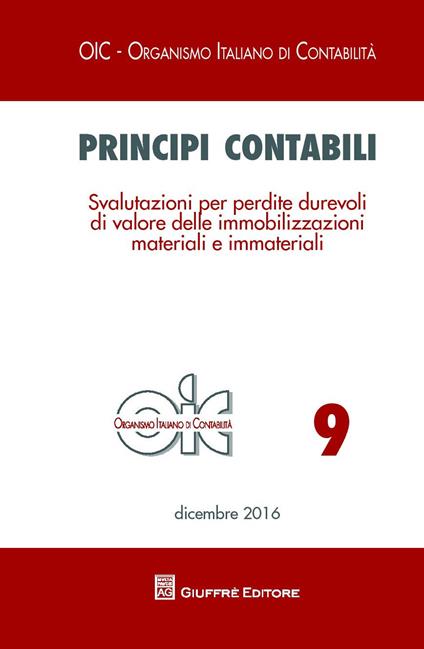 Principi contabili. Vol. 9: Svalutazioni per perdite durevoli di valore delle immobilizzazioni materiali e immateriali - copertina