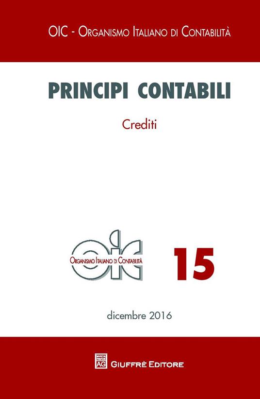Principi contabili. Vol. 15: Crediti - copertina