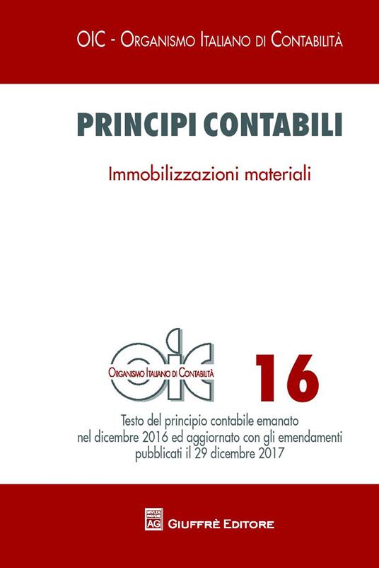 Principi contabili. Vol. 16: Immobilizzazioni materiali - copertina