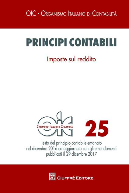 Principi contabili. Vol. 25: Imposte sul reddito - copertina