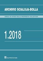 Archivio Scialoja-Bolla (2018). Vol. 1