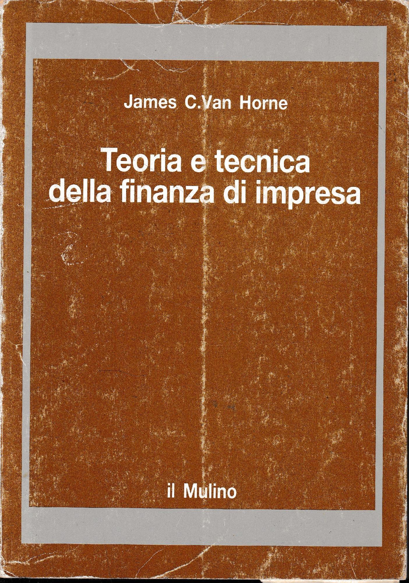 Teoria e tecnica della finanza di impresa