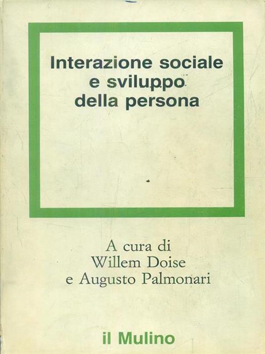 Interazione sociale e sviluppo della persona - copertina