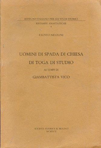Uomini di spada, di Chiesa, di toga, di studio ai tempi di Giambattista Nico