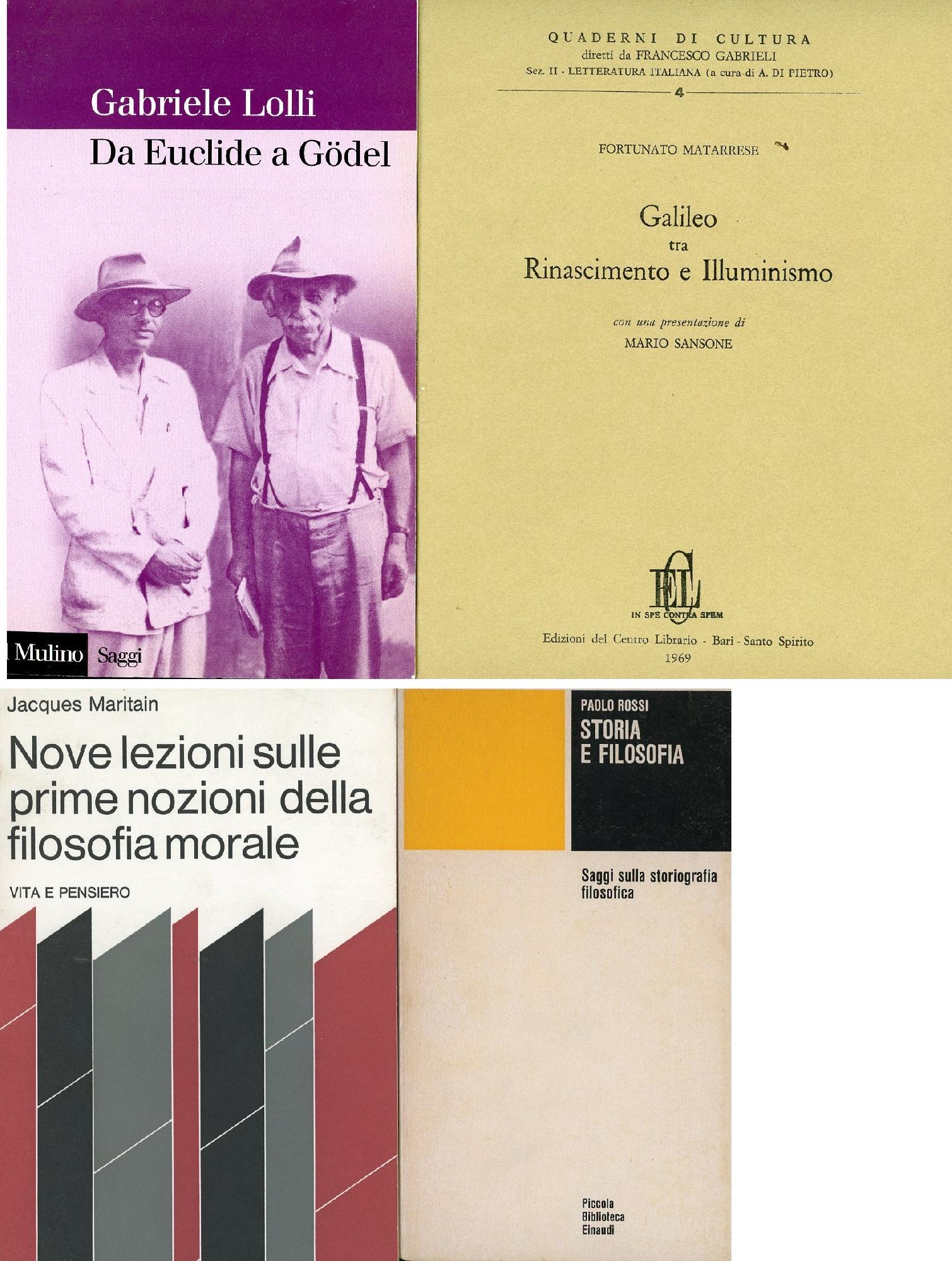 Da Euclide a Gödel