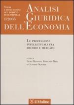 Analisi giuridica dell'economia (2005). Vol. 1: Le professioni intellettuali tra decoro e mercato.