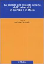 La qualità del capitale umano dell'università in Europa e in Italia