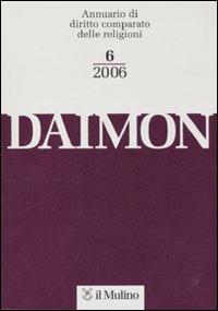 Daimon. Annuario di diritto comparato delle religioni (2006). Vol. 6 - copertina