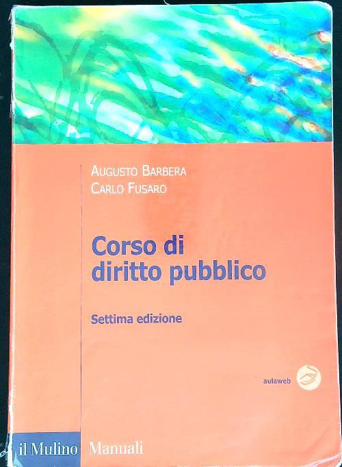 Corso di diritto pubblico
