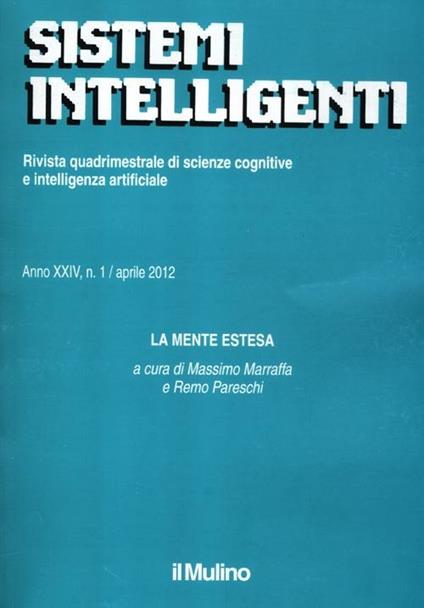 Sistemi intelligenti (2012). Vol. 1 - copertina