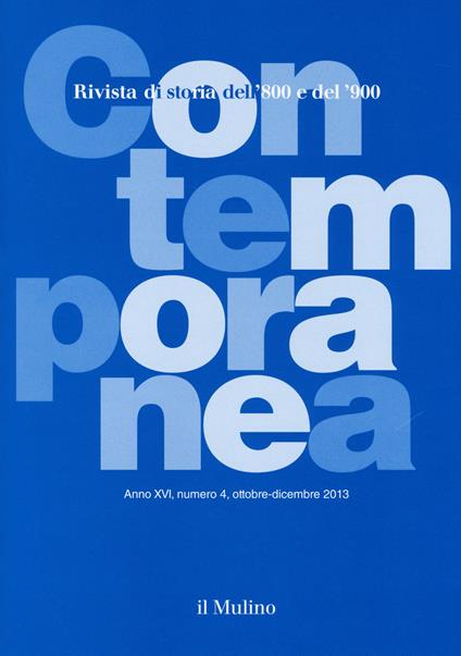Contemporanea (2013). Vol. 4 - copertina