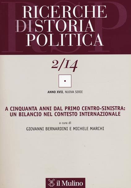 Ricerche di storia politica (2014). Vol. 2 - copertina