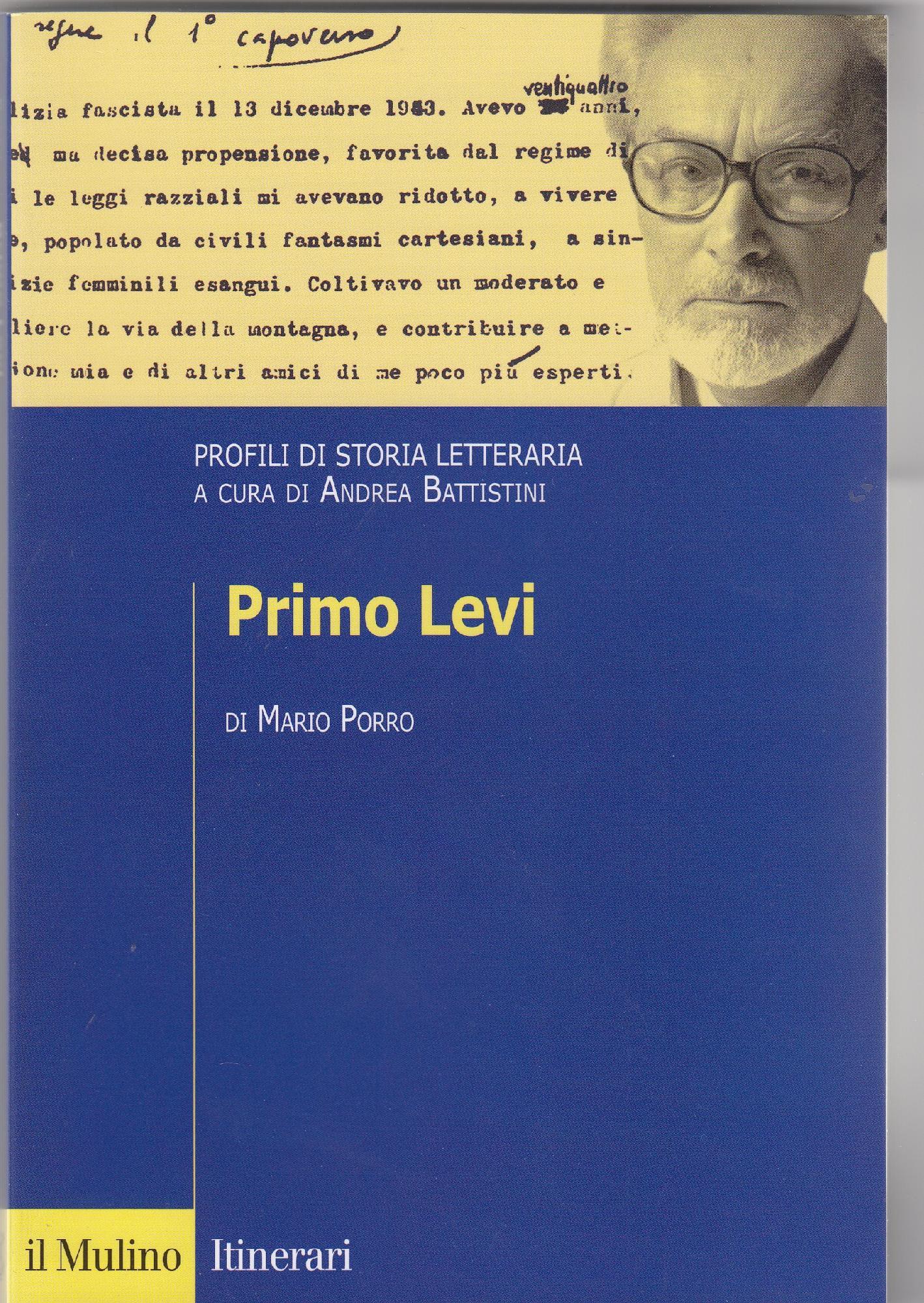 Primo Levi. Profili di storia letteraria