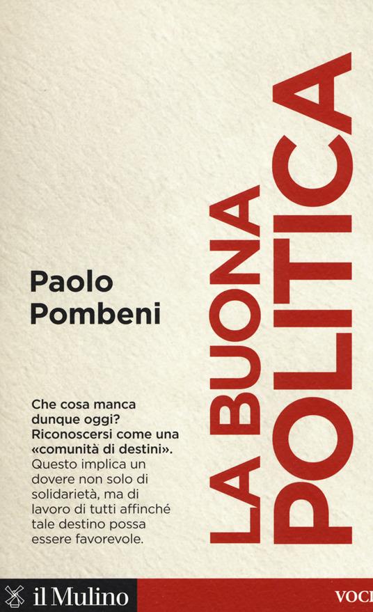 La buona politica - Paolo Pombeni - copertina