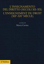 L' insegnamento del diritto (secoli XII-XX)- L'enseignement du droit (XII-XX siècle)