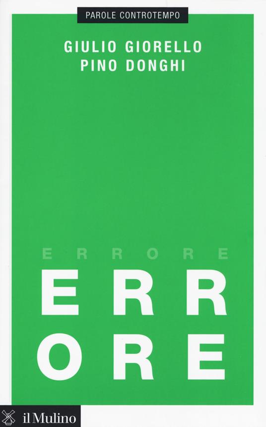 Errore - Giulio Giorello,Pino Donghi - copertina