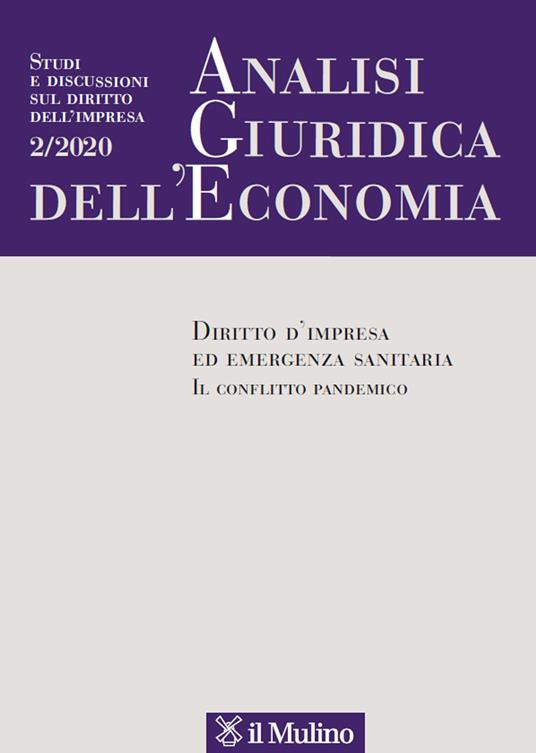 Analisi giuridica dell'economia (2020). Vol. 2 - copertina