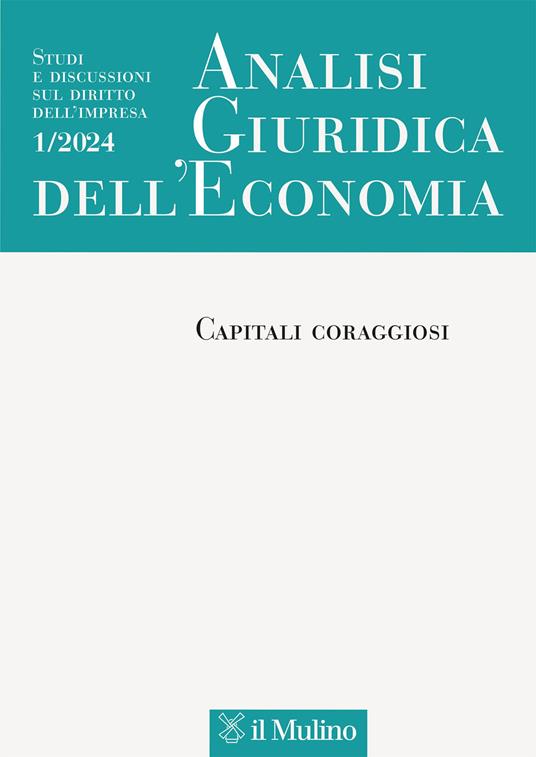 Analisi giuridica dell'economia (2024). Vol. 1 - copertina