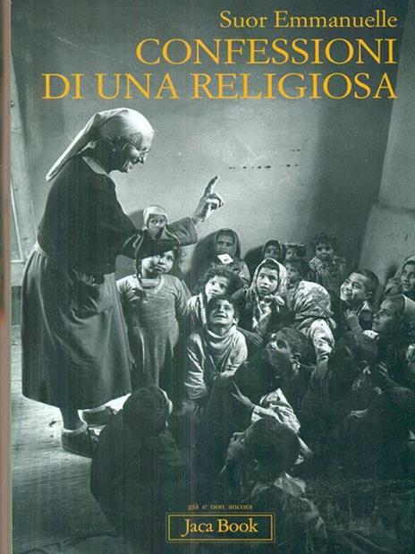 Confessioni di una religiosa - Emmanuelle (suor) - copertina