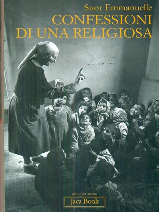 Confessioni di una religiosa - Emmanuelle (suor) - copertina
