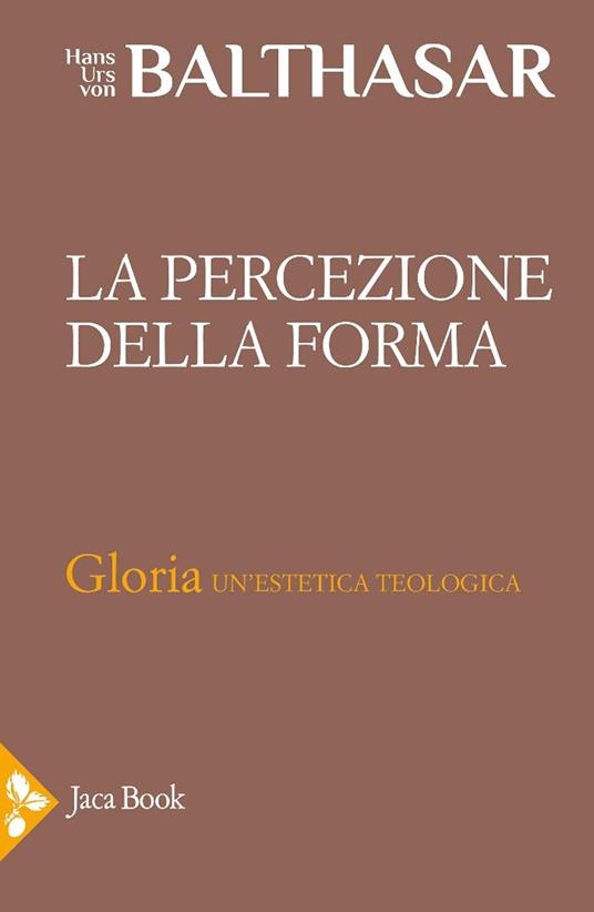 La percezione della forma - Hans Urs von Balthasar - copertina